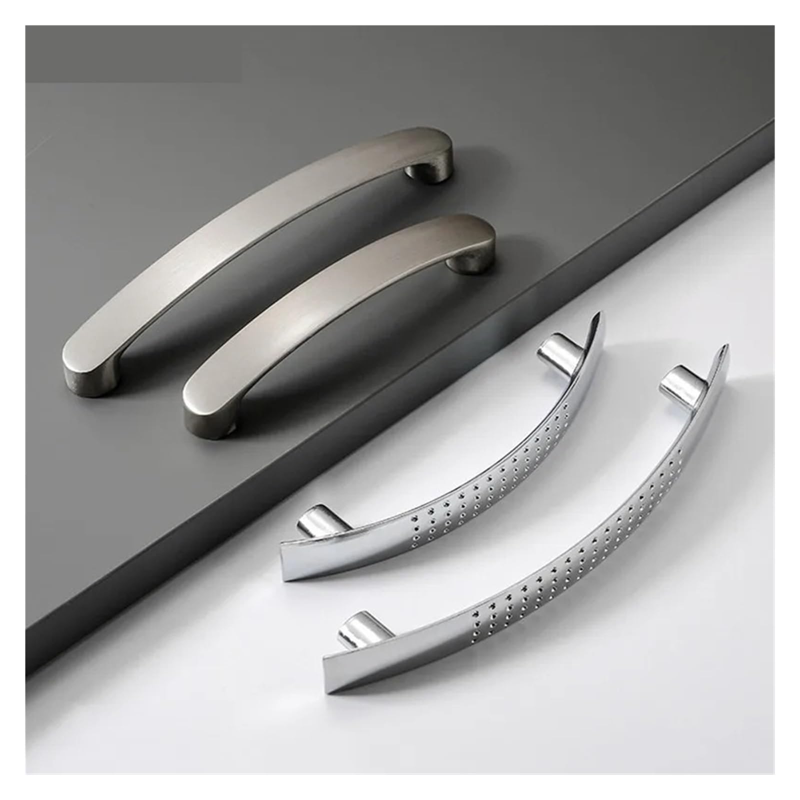 Maniglie Cucina Armadietti 20 pezzi maniglie for ante di cucina, pomelli for cassetti armadi, for guardaroba(Brushed Silver 96mm)