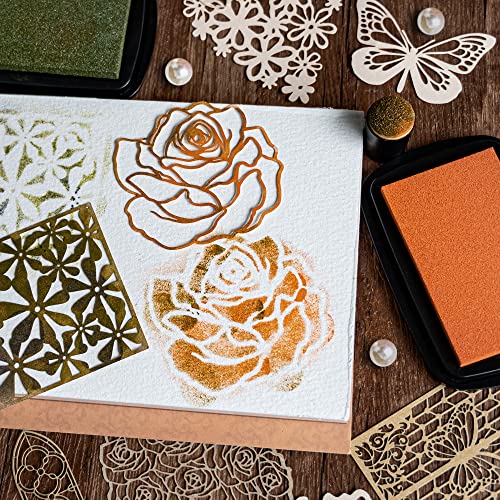5 Packs Paper Lace Cutouts Vintage Lace Paper Frame Decorative Paper Die-Cut Paper Border Multicolored Specialty Paper Lace Doily For Scrapbooking Journaling Card Making Crafts (Fancy) #TOP4