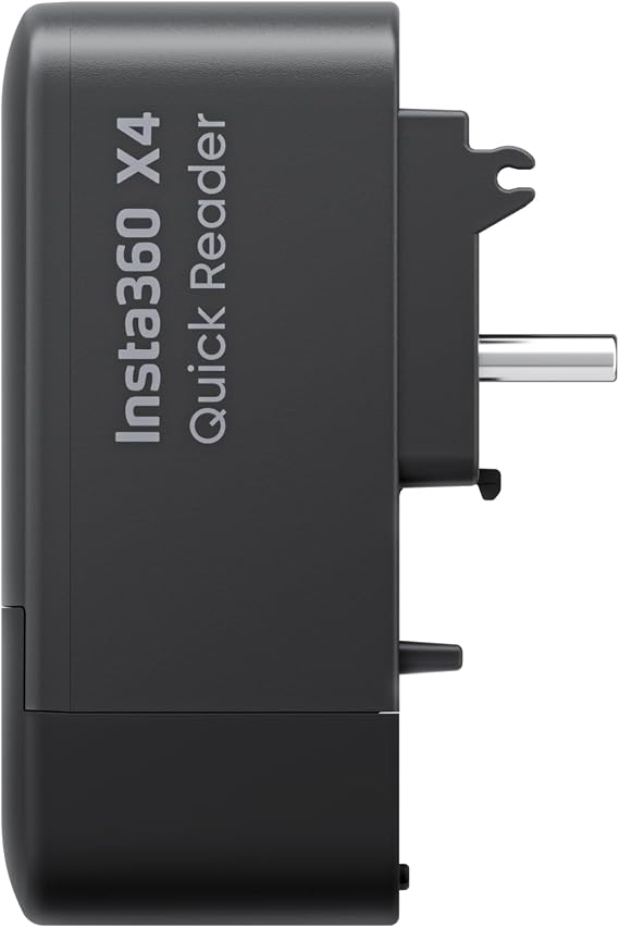 INSTA360 Quick Reader for X4 8K 360 Action Camera | USB Type-C and Lightning dual plug for file transfers, mobile editing and battery conservation