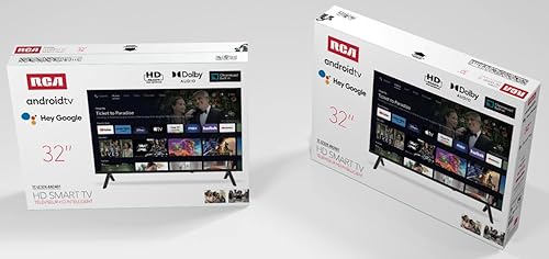 Miniatura 9 de RCA Smart Google TV HD de 32 pulgadas, pantalla LED sin marco con HDR10, Wi-Fi y Bluetooth, Google Assistant integrado, compatible con Alexa