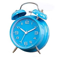 TXY Classical Twin Bell Alarm Clock for Bedroom with Stereoscopic Dial, Frosted Shell, Backlight photo TXY Classical Twin Bell Alarm Clock for Bedroom with Stereoscopic Dial, Frosted Shell, Backlight
