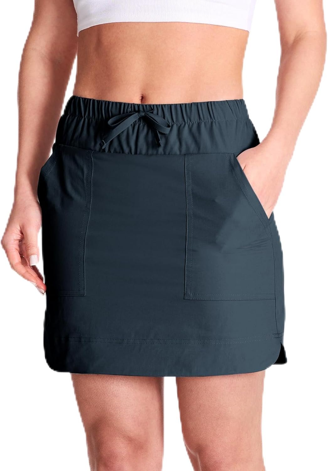 Palmyth Women’s Athletic Skort with Pockets for Golf Pickleball Tennis High Waisted Active Skirt with Built-in Shorts