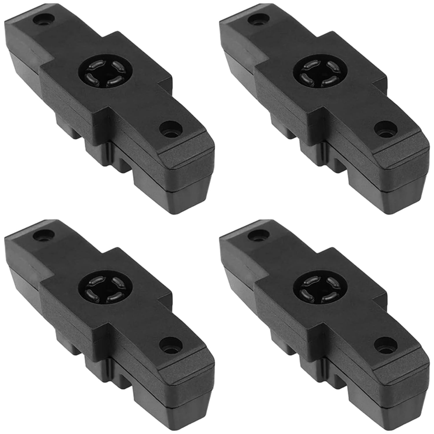 MAXQUU Fietsremblokken Set - 4 Stuks Zwarte Rubber Remblokken Voor/Voor Fietsen