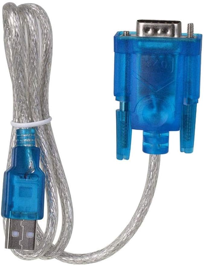 KEPUSHIYE electronic component HL-340 USB to RS232 Serial Port Adapter Cable - Green + (80cm)