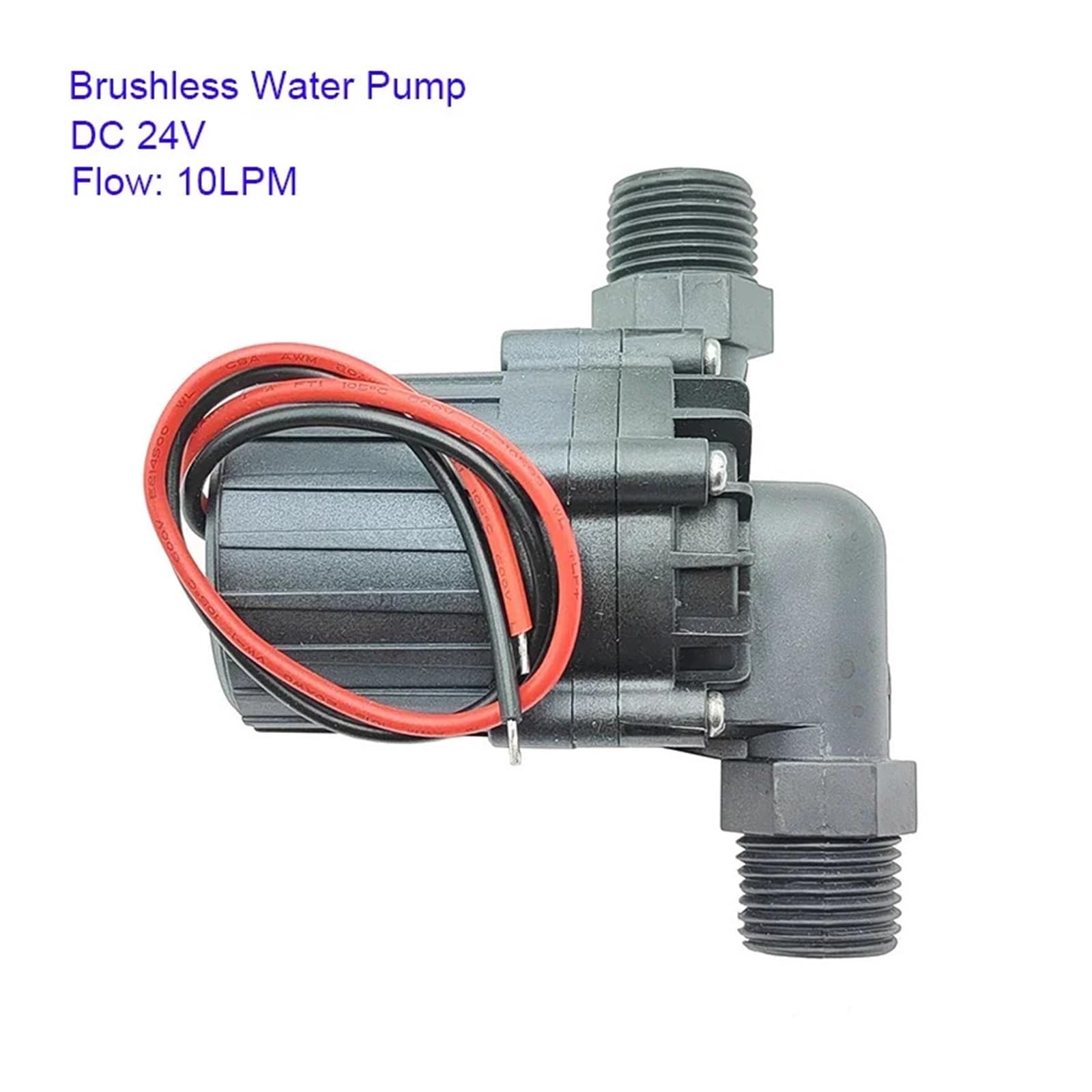 13W DC24V Low Noise Brushless Electronic Starter 10LPM Large Flow Brushless Water Pump Heater Pressurized Circulating