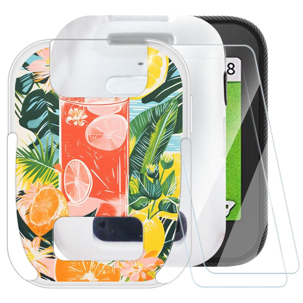 Tempered Glass and Case for Garmin Approach G30 - Summer Time