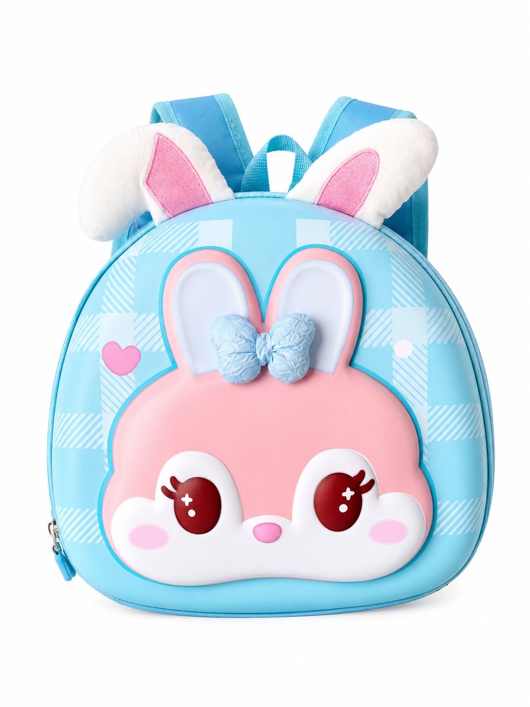 Premium Cute 3D Bunny Backpack for Kids, Lightweight with Breathable Back Padding, Plush Ears, Adjustable Straps| Korean Bag For Girl Kids-image-42