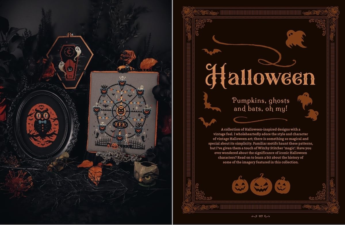 Witchy Stitching: 25 Patterns to Haunt Your Home