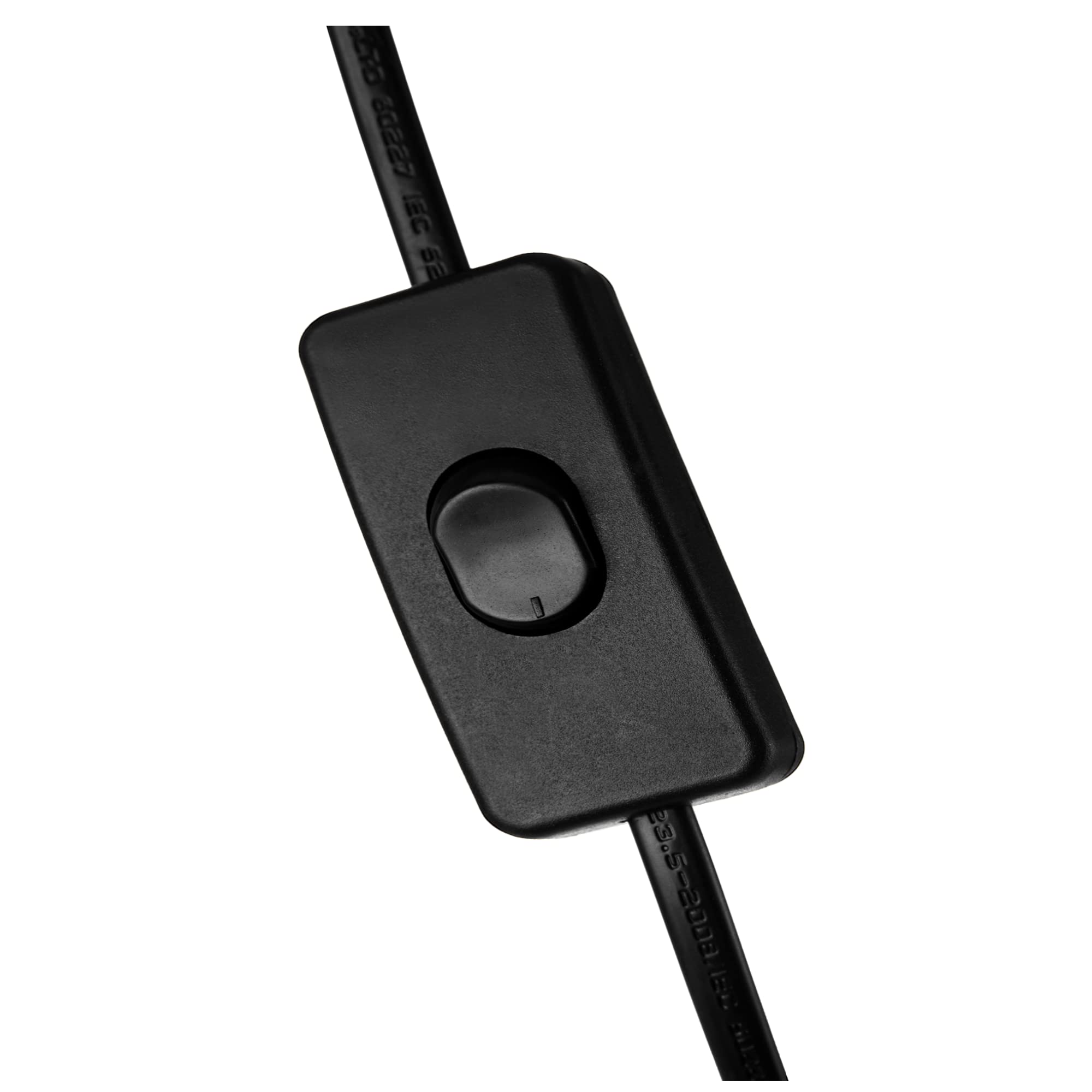 Virone LAR Lampada Da Terra Con Braccio Flessibile 155 cm max 20W E27 (Nero)