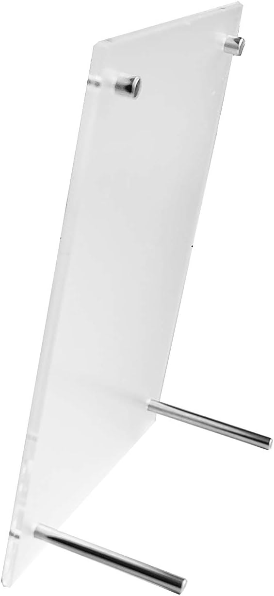 Frameless Tabletop Photo Frames Free Standing Clear Acrylic Desktop Picture Frame (11x14) - Image 3