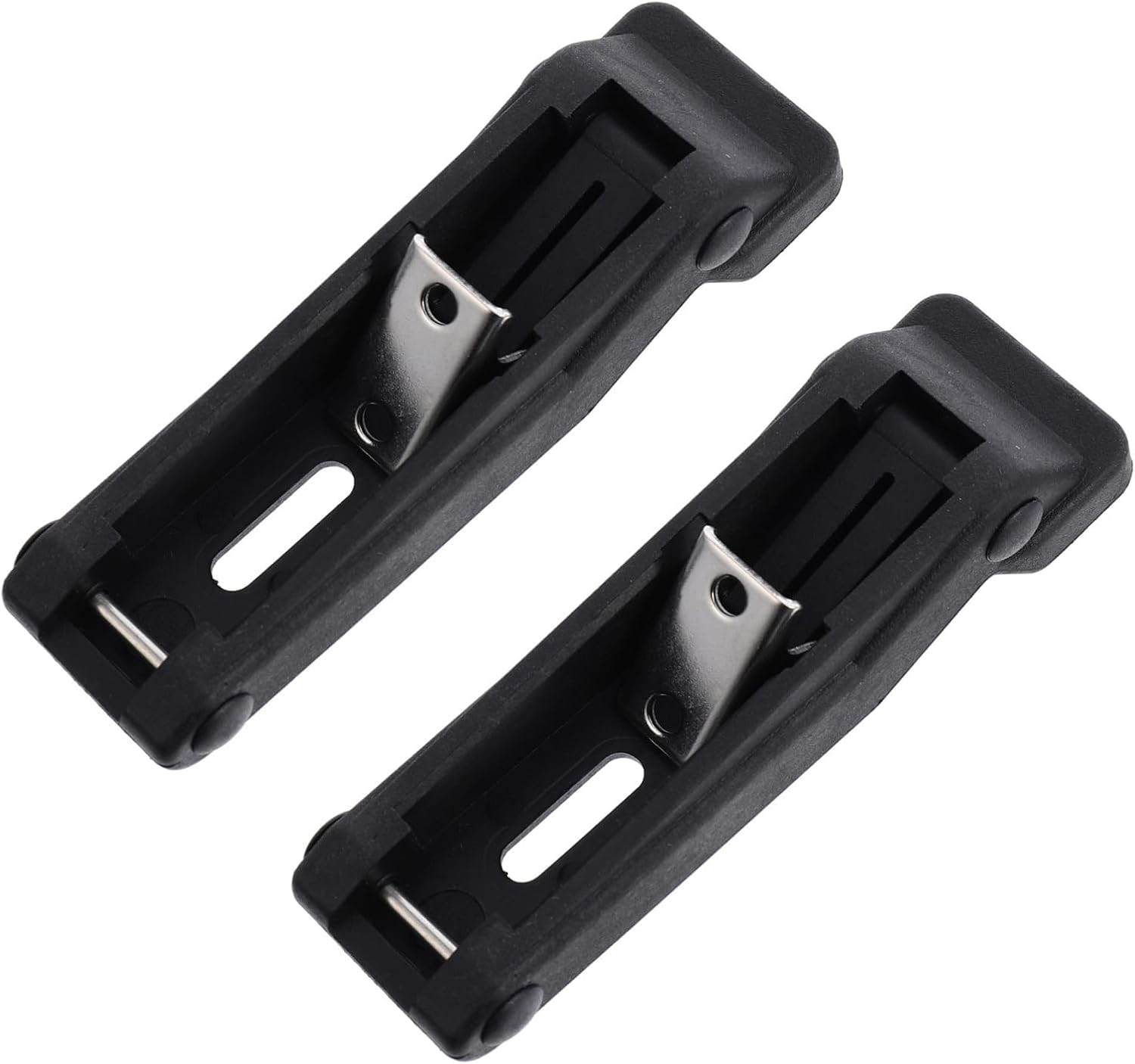OSALADI 6pcs Flexible Rubber Draw Latch Lock Replacement Black Latches for Tool Boxes Electrical Cabinets Mechanical Equipment and Boat Doors Non-Corrosive Design