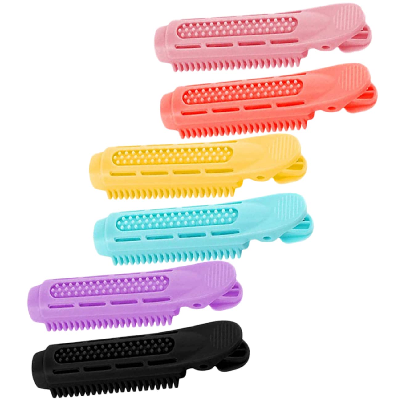 FRCOLOR 18 Pollici tornante piccoli bigodini clip volumizzante per ricci strumento musicale portatile molletta fermagli soffici volumizzanti per fermaglio per ricci