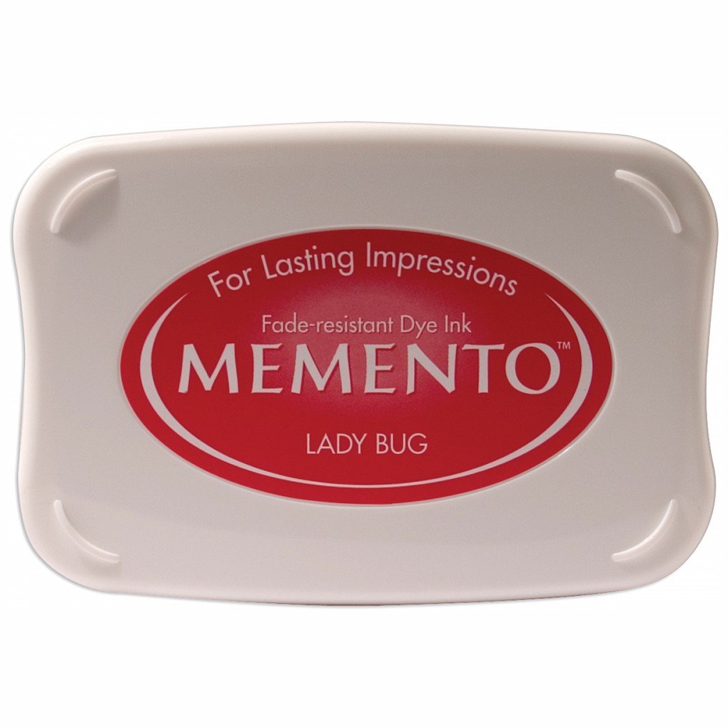 Memento Full Size Dye Ink Pad-Ladybug