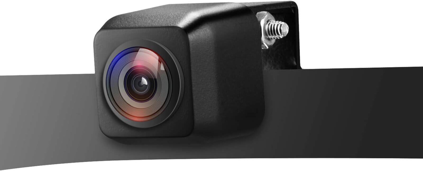 NATIKA Backup/Front View Camera License Plate: No Distortion Effect Starlight Night Vision IP69K Waterproof HD Wide View Angle Reverse Rear View Backup Camera for Cars Pickup Trucks SUV RV Van