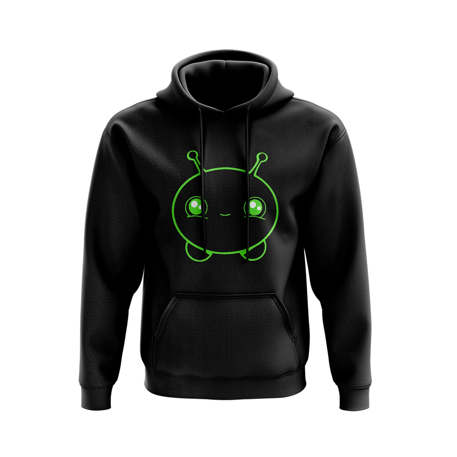 Smartypants Black Prime Final Space Mooncake Hoodie - Cartoon Animie Tv Show Birthday Present Idea 80% Ringspun Cotton Polyester (, Large)