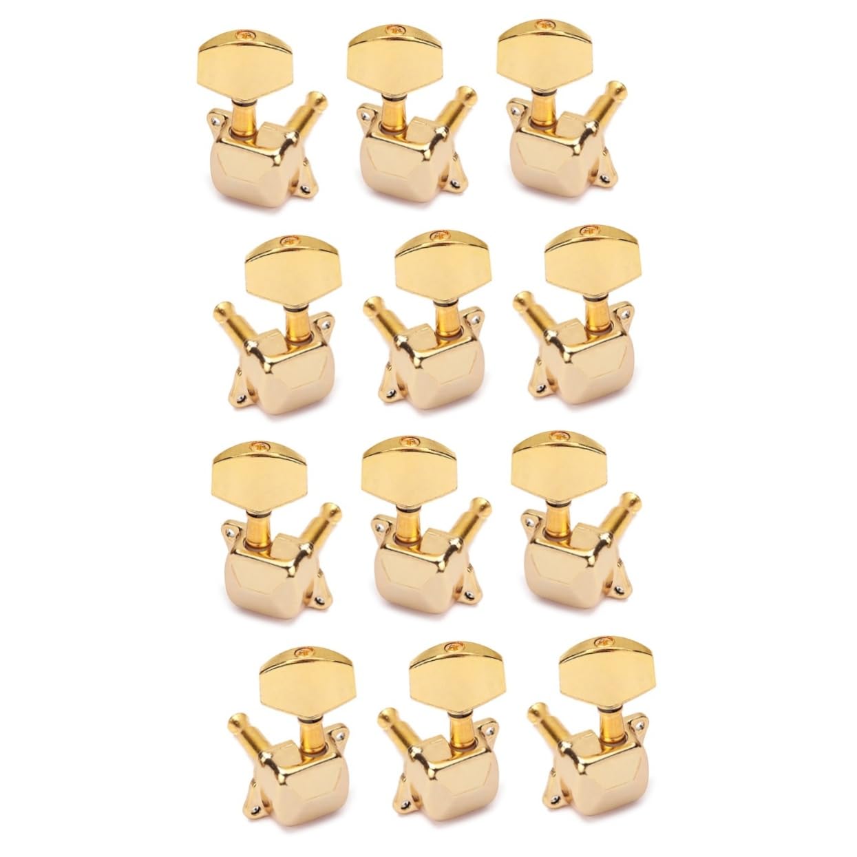 BESTonZON 12 Stück Schnur Mechaniken für Akustikgitarren gitarren ersatzteile gitarren zubehör Wein Dipper Stimmgeräte für Gitarrentasten klassische gitarre akustische Gitarre stimmen Nase