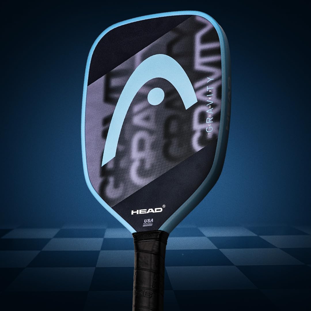 Gravity Team Ex Raquette de Pickleball, Noir/Gris