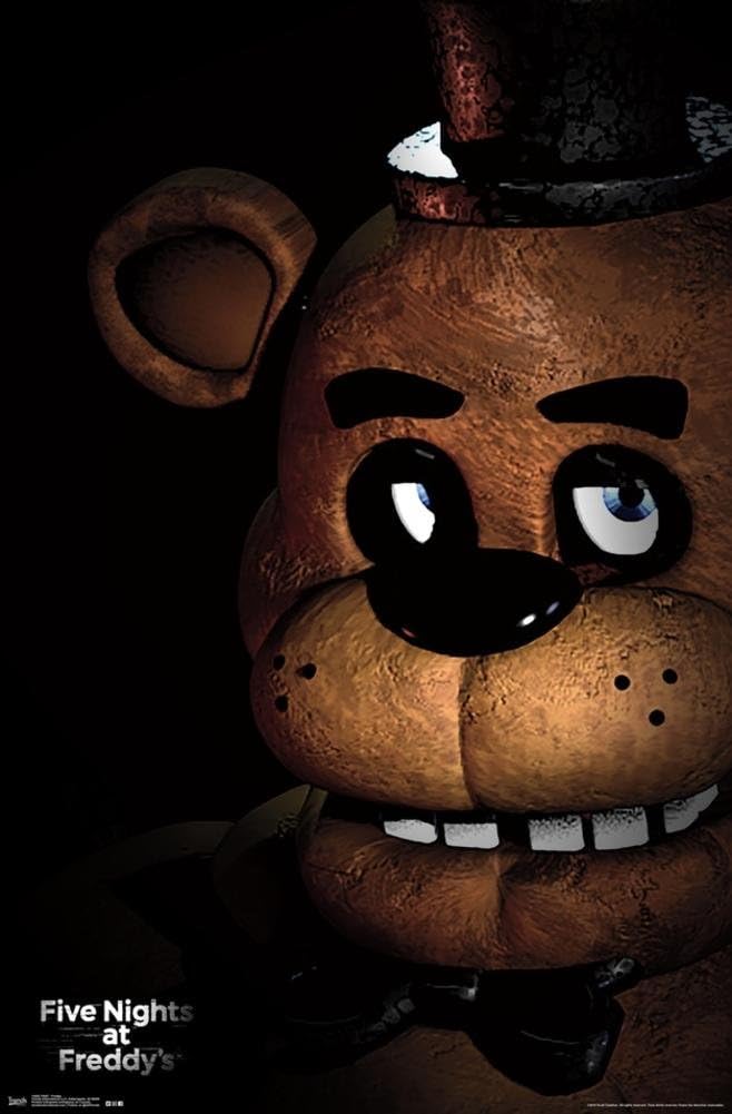 Five Nights at Freddy's - Freddy Wall Poster, 22.375" x 34", Unframed Version