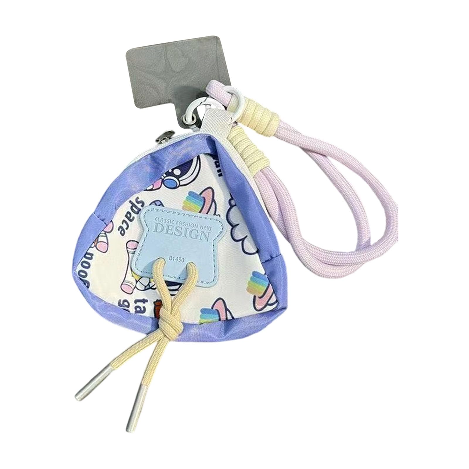 Jazuaiao Stylish Unisex Miniature Backpack for Travelers Coolorful Miniature Coin Purse Storage Solution with Detachable Rope Dopamines Travel Coin Holder