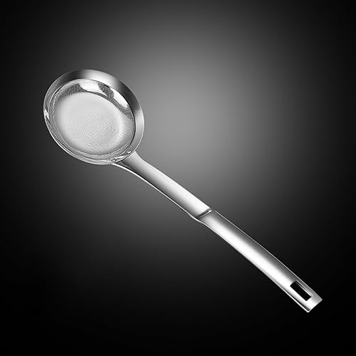 Miniatura 9 de Cuchara ranurada con coladores, cucharas separadoras de aceite, accesorios de cocina para separar y colar aceite y líquidos, cuchara espumadera de