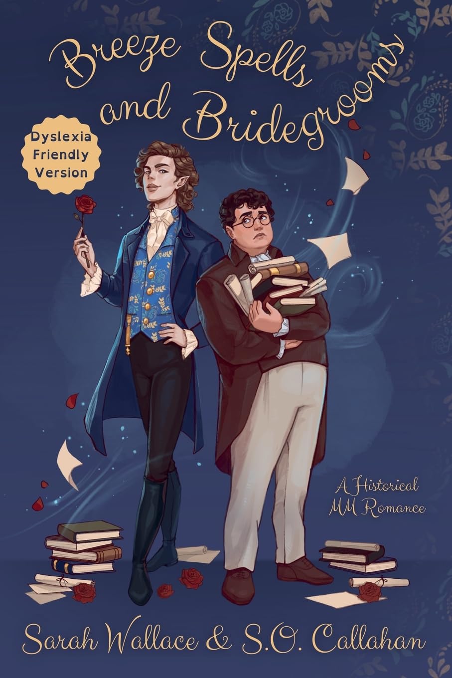 Breeze Spells and Bridegrooms: A Queer Historical Romance - Dyslexia Friendly Version: 1 (Fae & Human Relations: A Regency Fantasy)
