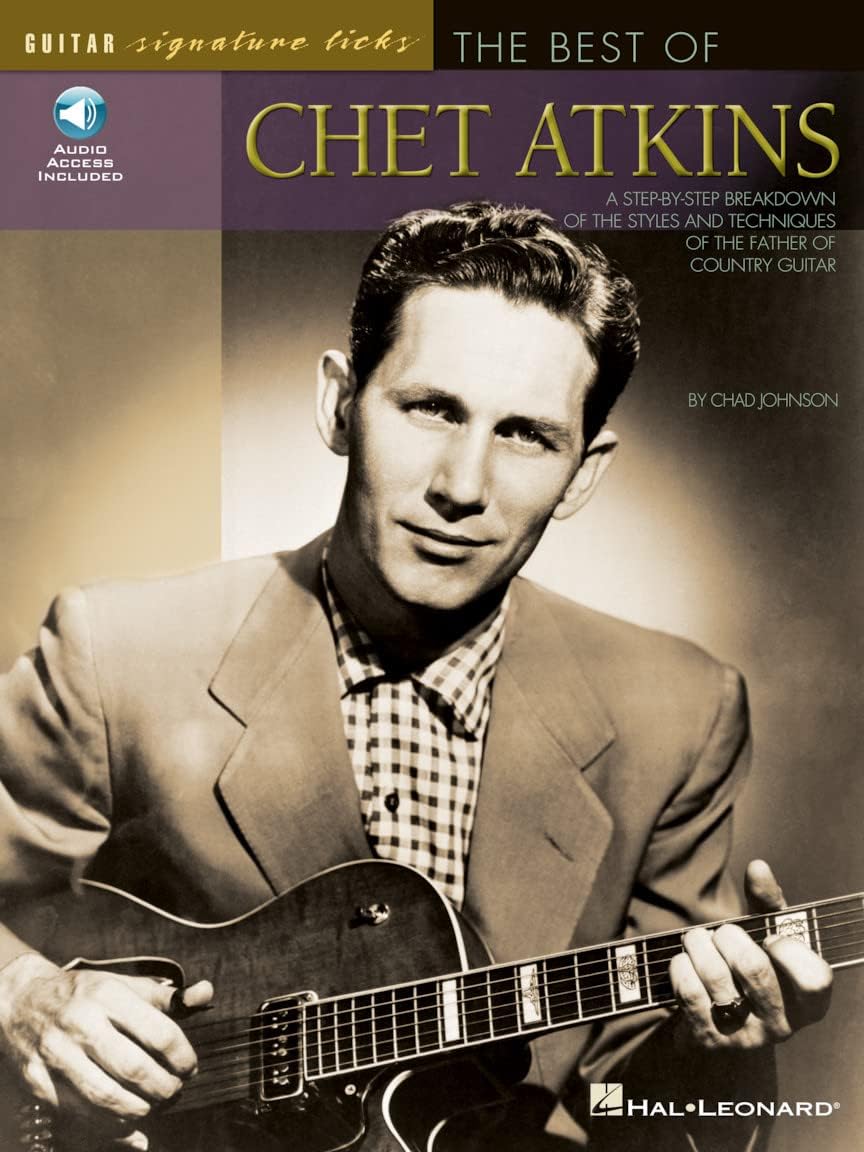 The Best of Chet Atkins | Signature Licks Guitar Songbook with Step-by-Step Technique Lessons | Electric Guitar TAB and Standard Notation with Online ... Guitar Sheet Music (Guitar Signature Licks)