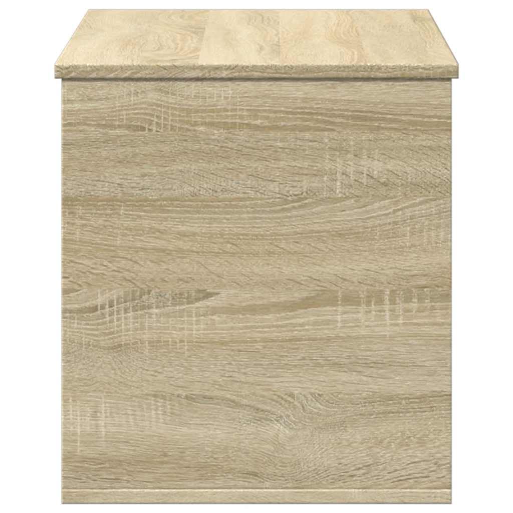 vidaXL Caja de almacenaje Madera ingeniería Roble Sonoma 100x42x46 cm, Caja de Almacenamiento, Caja para Mantas, baúl de almacenaje