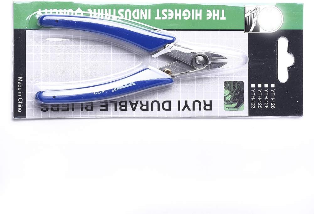 Pandahall 1 Pc Stainless Steel Flush Cutter Wire Side Cable Cutters Wire Steel Cutting Nippers for Jewelry Making