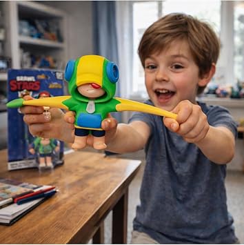 Monster Flex Brawl Stars Stretch Fig r Leon, Esnek Uzayan Fig r