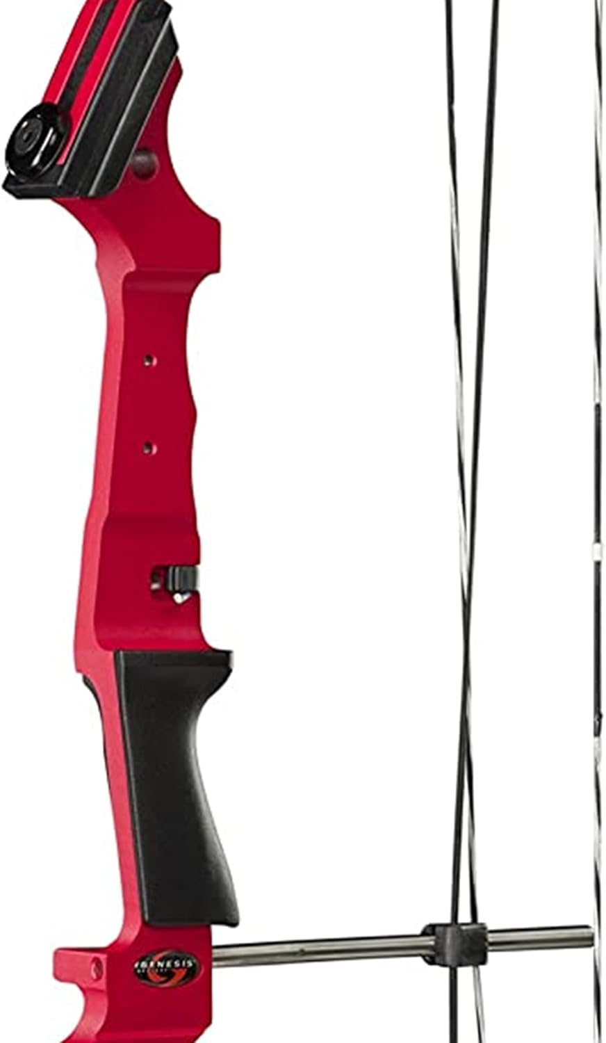 Genesis Archery Compound Bow w/Adjustable Draw Length from 15"-30" & Adjustable Draw Weight Range of 10 to 20 Pounds for Right-Handed, Red (3 Pack)