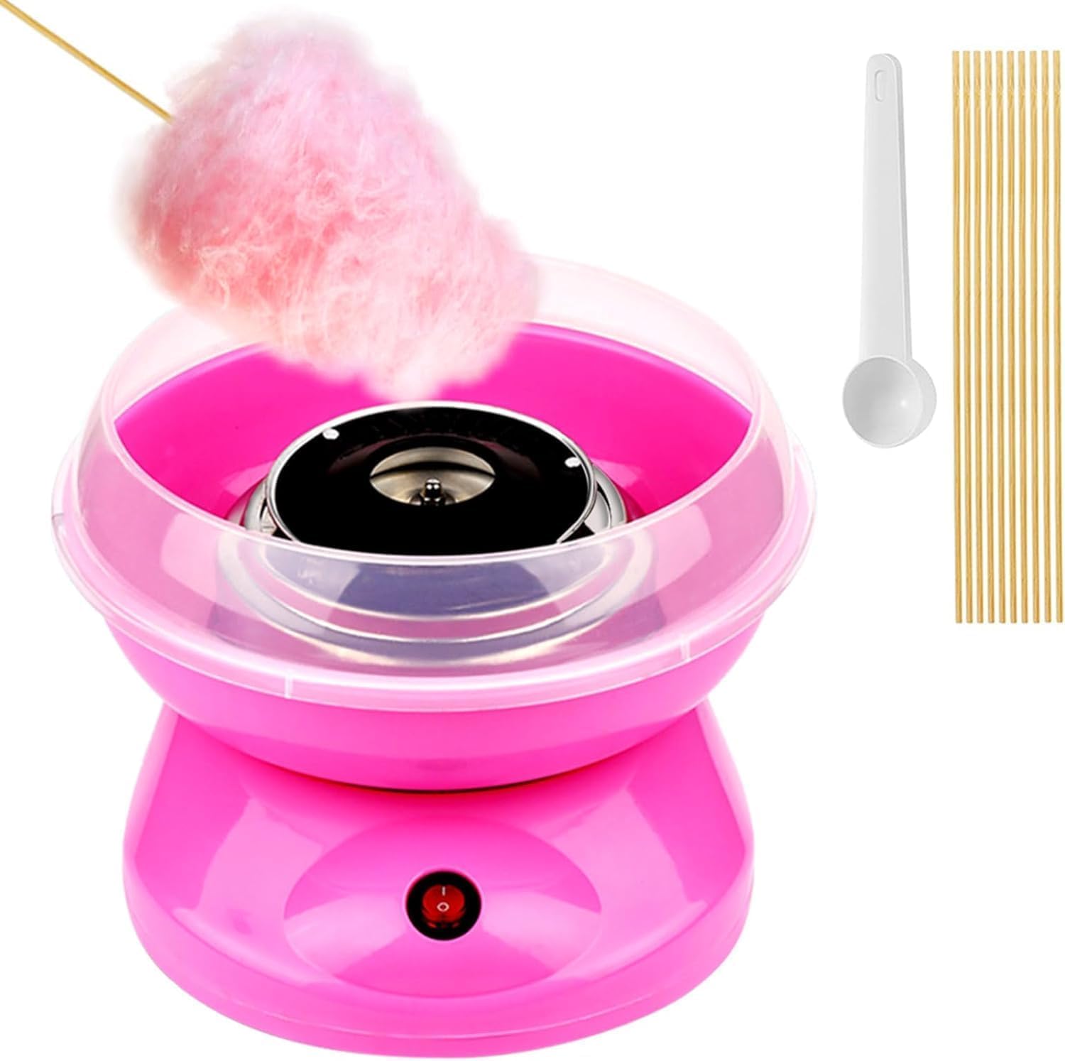 Malloom Premium Candy Floss Maker, Vintage Cotton Candy Maker Kit