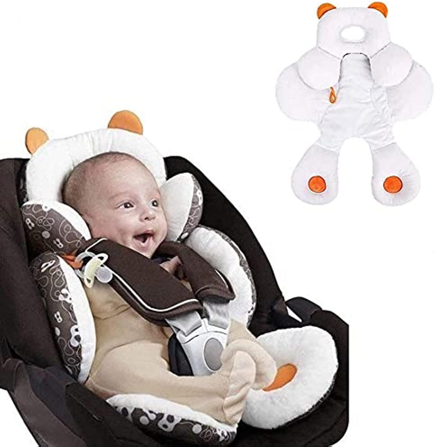 G&T Baby's Universal 2-in-1 Cotton Head Support Cushion Pillow (46 x 48cm)