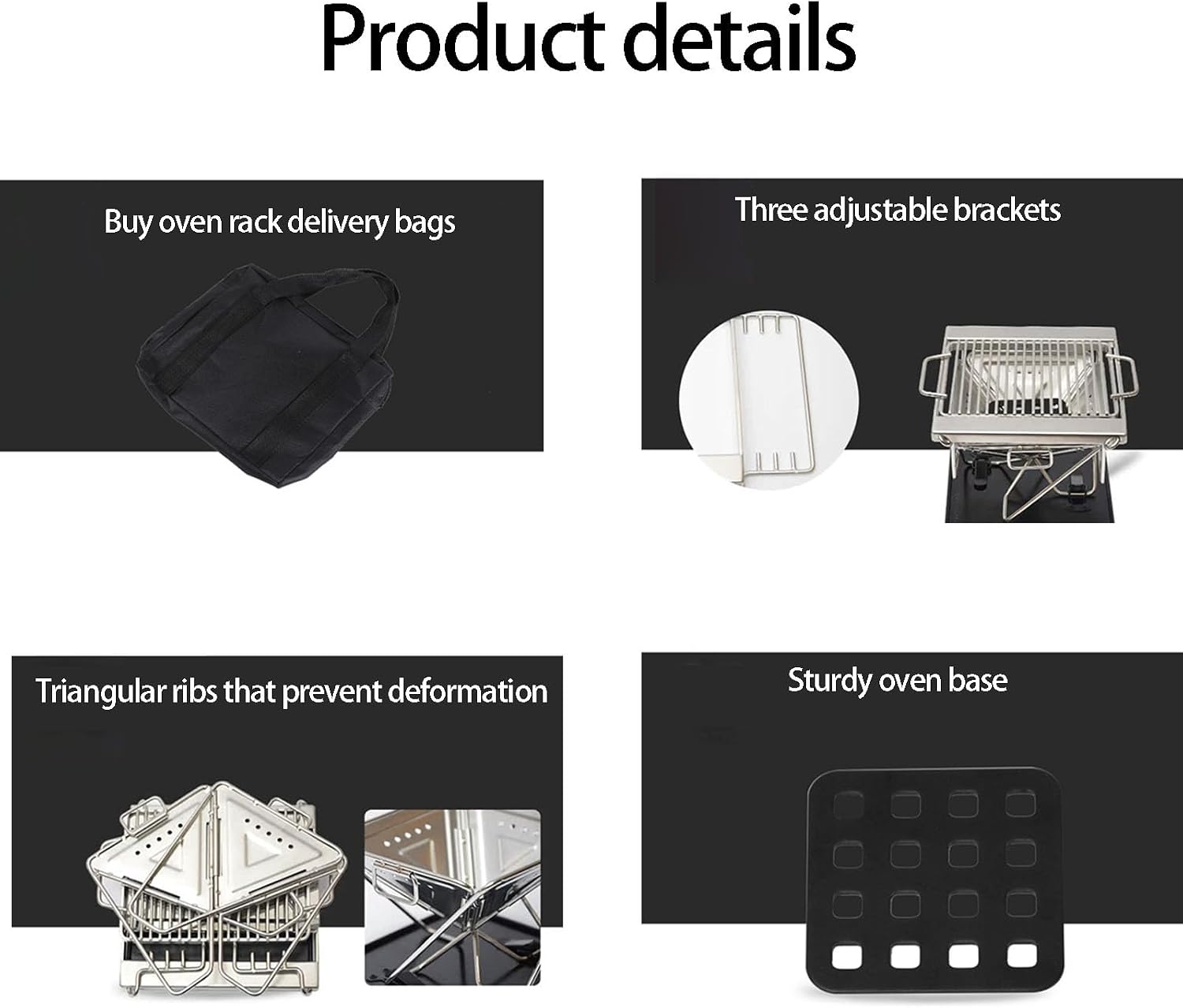 Heat Concentrated Folding Stove Powerful Flame for Hiking Efficient Use Backpacking Stove
