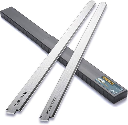 POWERTEC Cuchillas cepilladoras de 13 pulgadas para cepilladora Ryobi AP1301, repuesto para cuchillos cepilladores AC8630, juego de 2 (12826V)