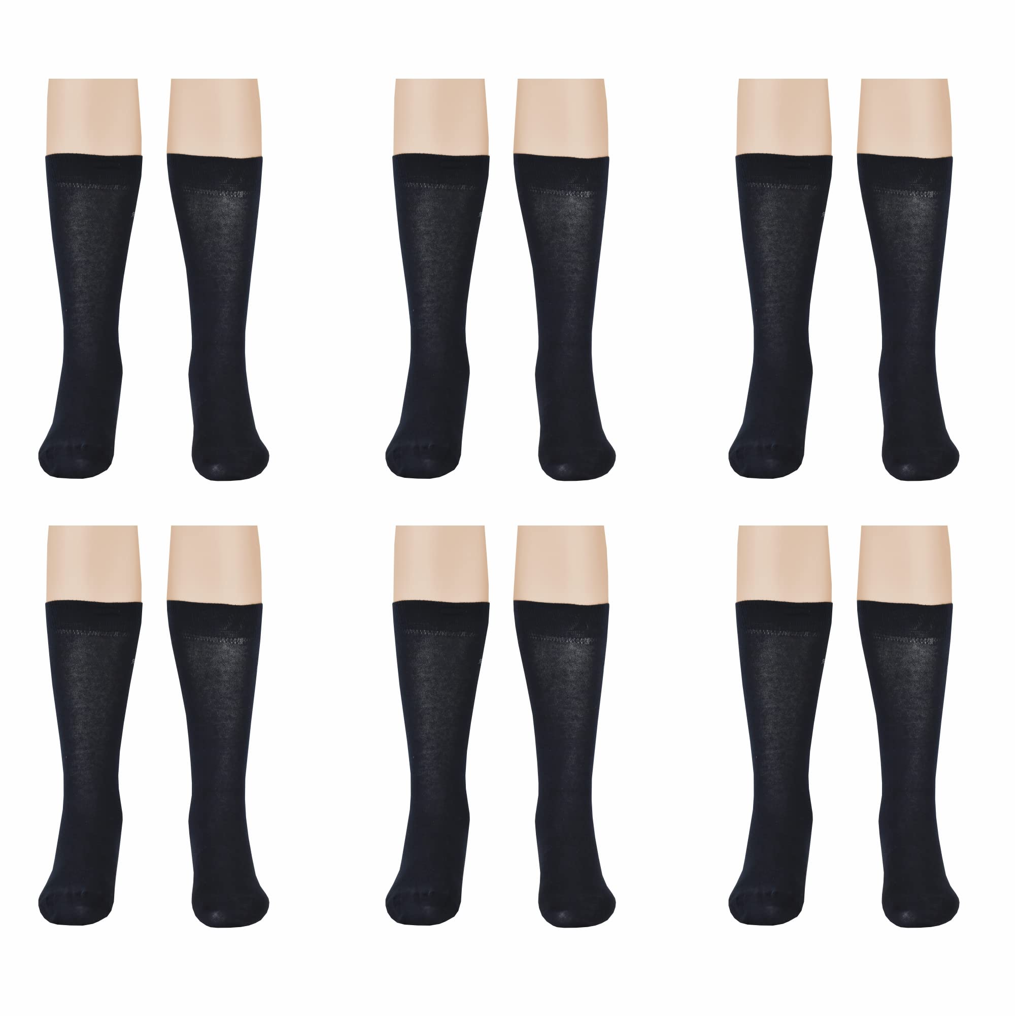 Renato Balestra 6 Paia - Calze Invernali in Cotone da Uomo Varie Altezze - Vari colori - Non stringono - Punte e talloni rinforzati