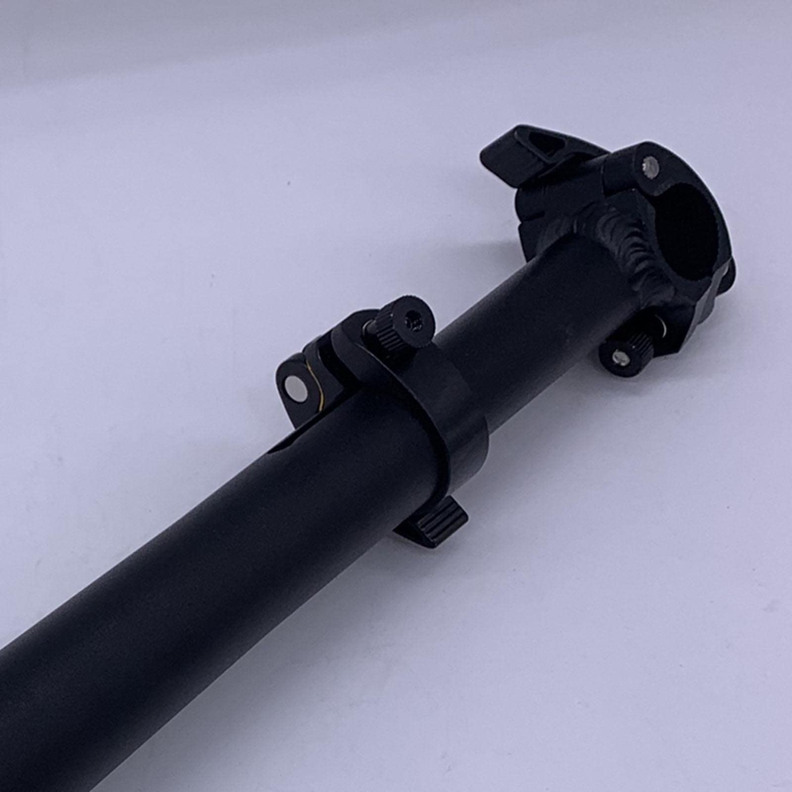 Attacco Manubrio Regolabile per Biciclette Pieghevoli Stelo Quill Riser Manubrio Alluminio con Denti Installazione Facile Adatto a Uso Quotidiano Pen, Nero