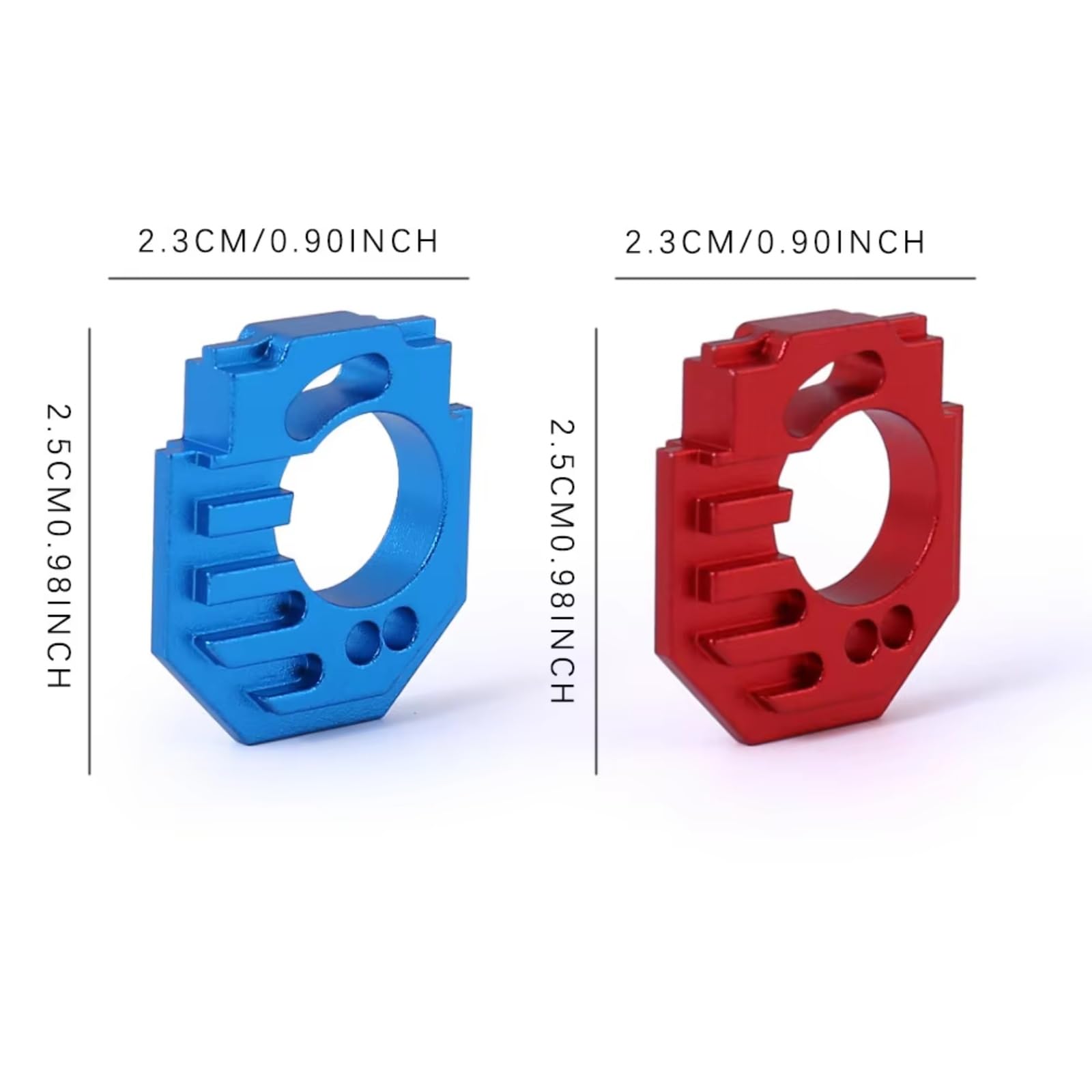 RC Car Accessories for Arrma for Senton for Granite 1/10 Adjustable Aluminum Motor Mount RC Car Monster Truck(Red)