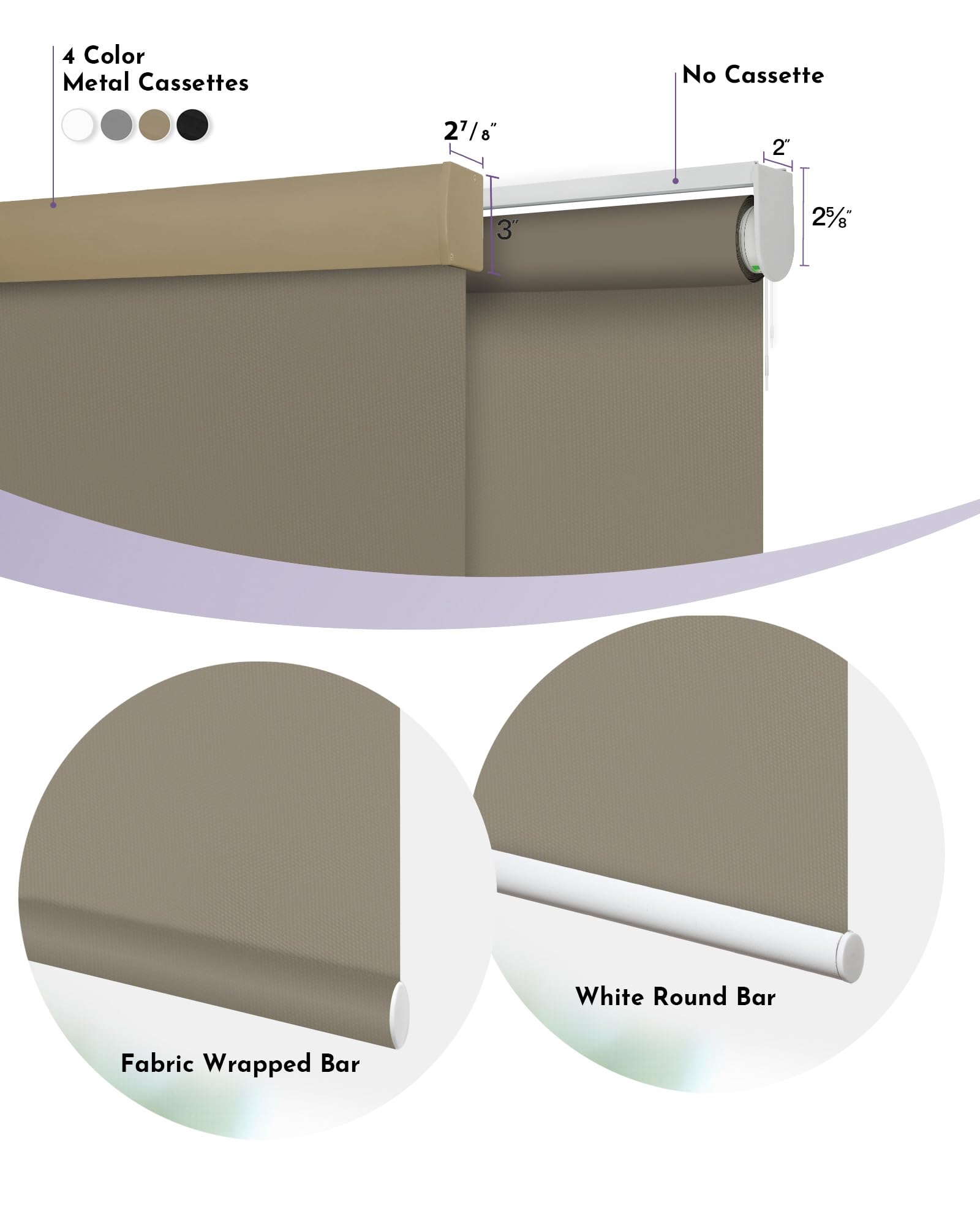 Amazon.com: Graywind Motorized Roller Shade Blinds 100% Blackout 