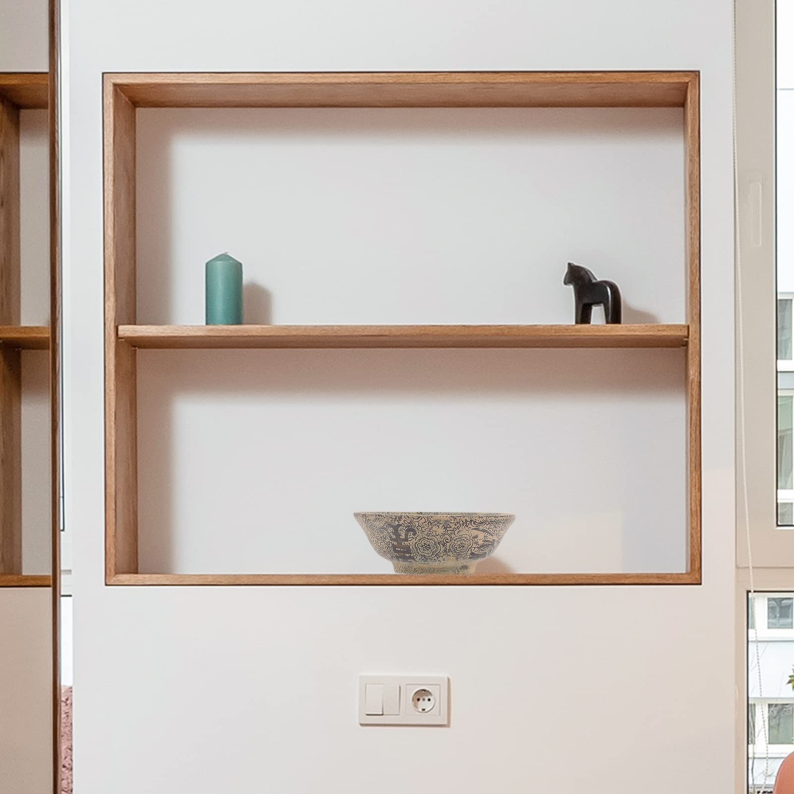 LIFKOME Topper De Escritorio Cuencos De Mármol Antiguos Cuenco De Piedra Natural Cuencos Redondos De Escritorio Cuencos Rústicos para Manchas Centros De Mesa Decoración De La Cocina Hogar