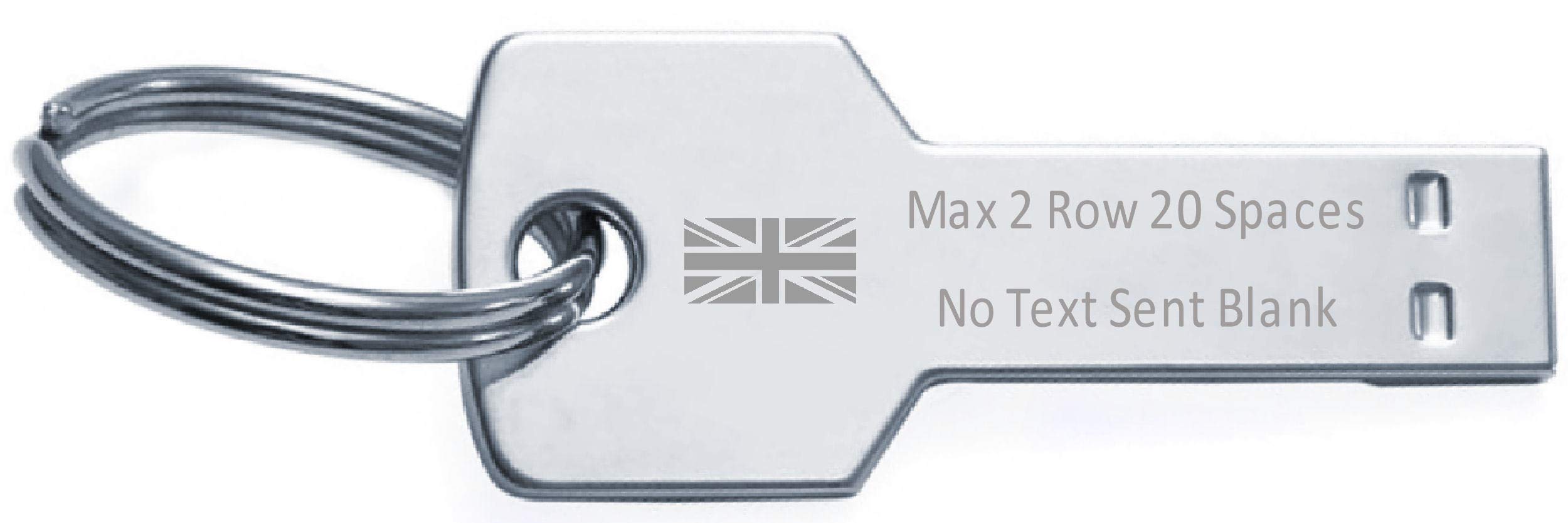 Porte-clés Flash Memory Stick Clé USB 2 Go Texte Drapeau Anglais gravé