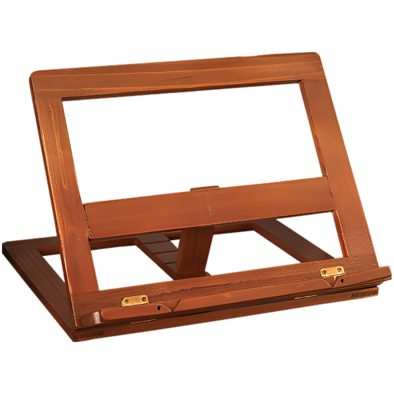 Support de livre en bois réglable, lecture mains libres sur bureau, pliable et portable, gain de place, pour étudiants, support pour Bible, 11,7 x 9,3 po / 30 x 23,7 cm