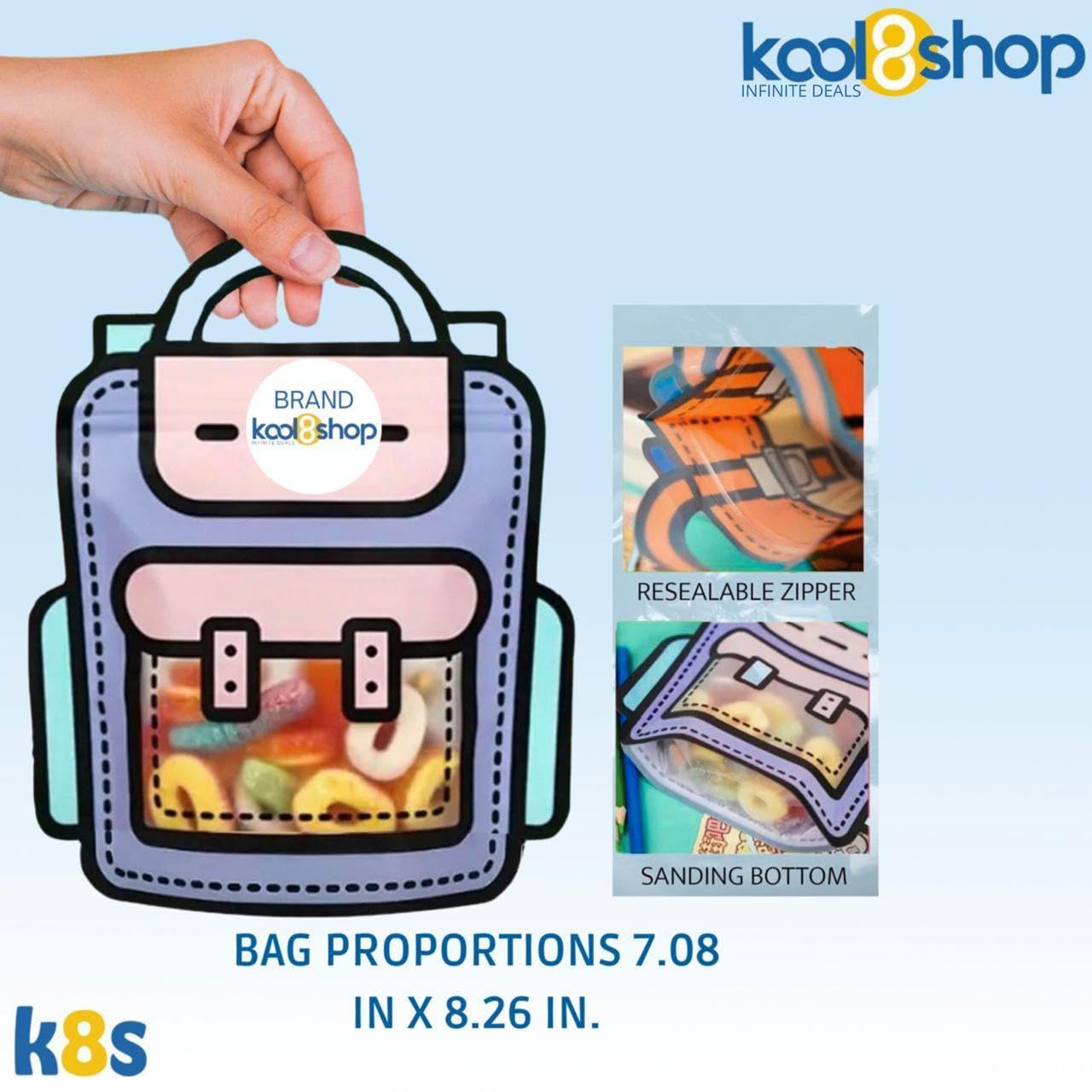 Ocean Spray Zero Strawberry Mango Sugar Fruit Juice 10 fl oz 24 Pack + 2 Reusable Snack Bags by KOOL8SHOP Infinite Deals