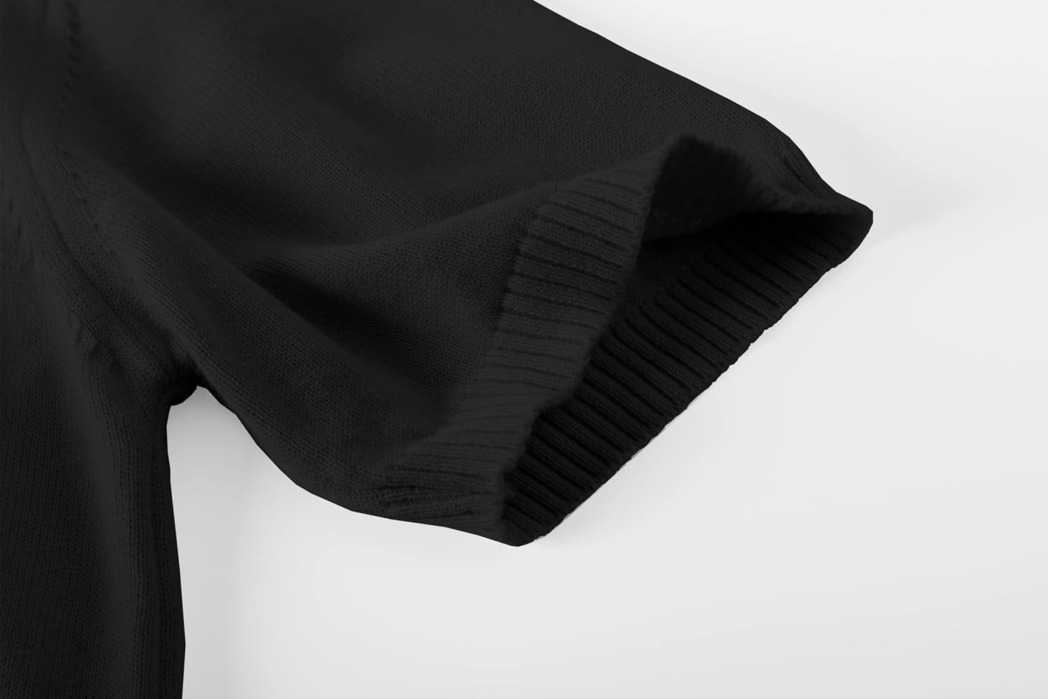 SANGTREE Women's Short Sleeve Sweaters Crew Neck Pullover Tops Summer Sweaters for Women - Image 5