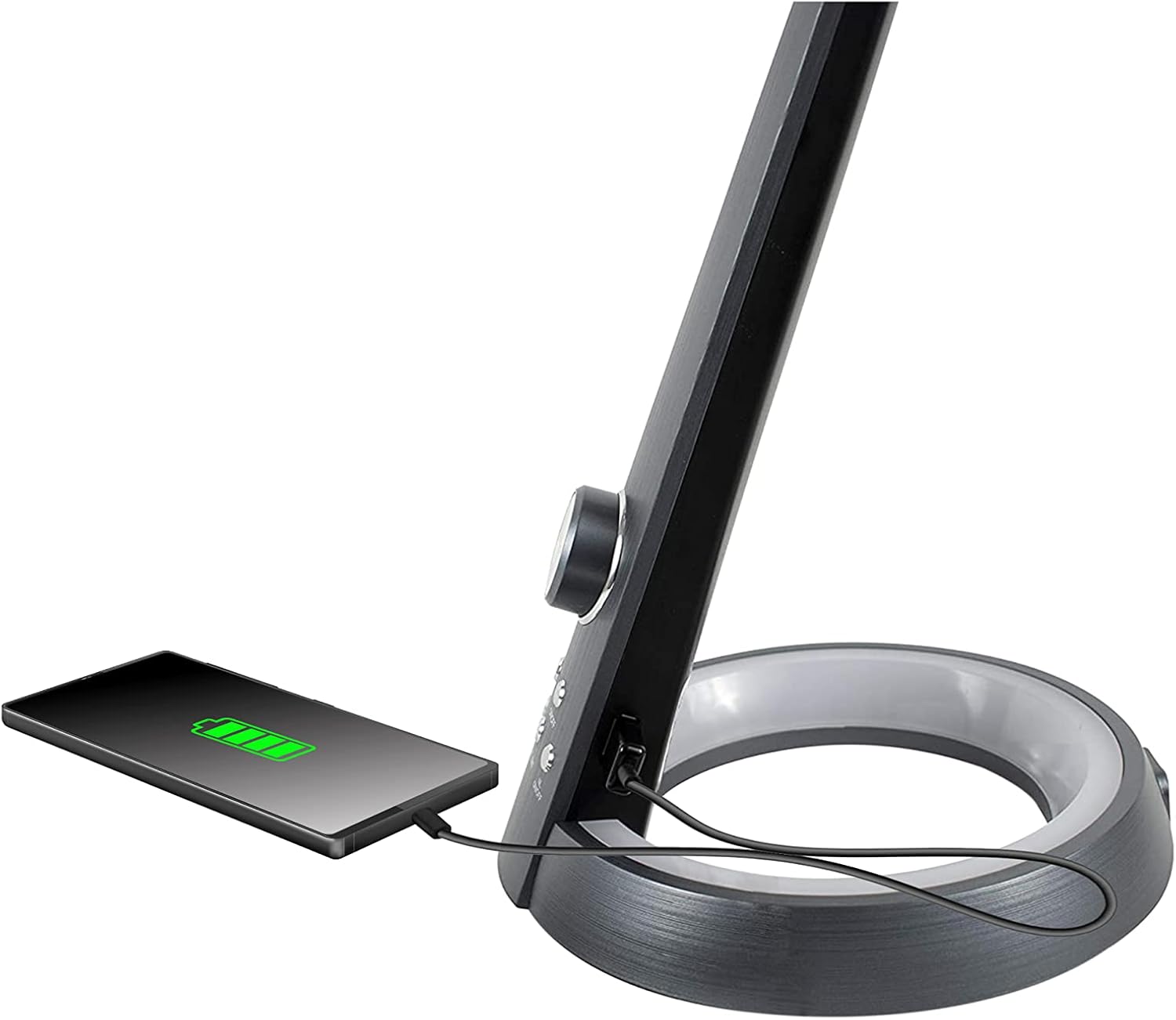 Royal Sovereign LED Desk Lamp w/USB Charging (RDL-110U)