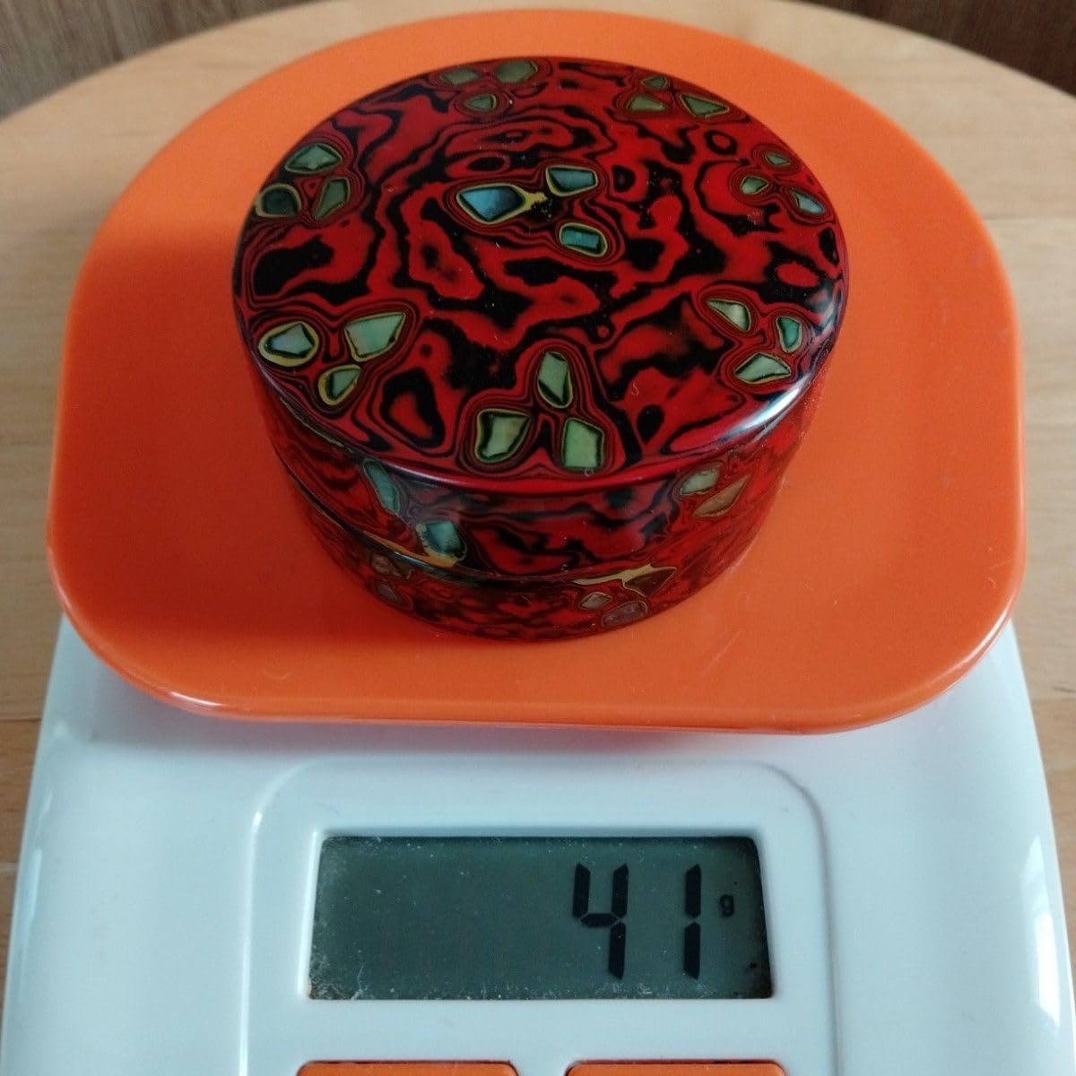 Amazon.co.jp: 旧家蔵中国骨董民国時代螺鈿象嵌細工精製香合貴重中国