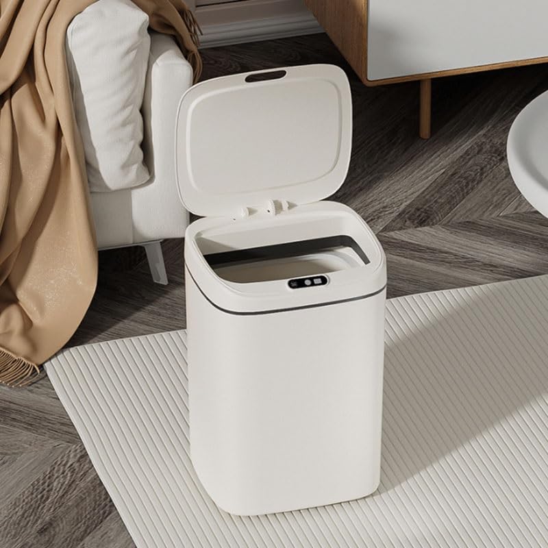 PP Sensor Activated Smart Trash Can for Home Use Bathroom Living Room Kitchen