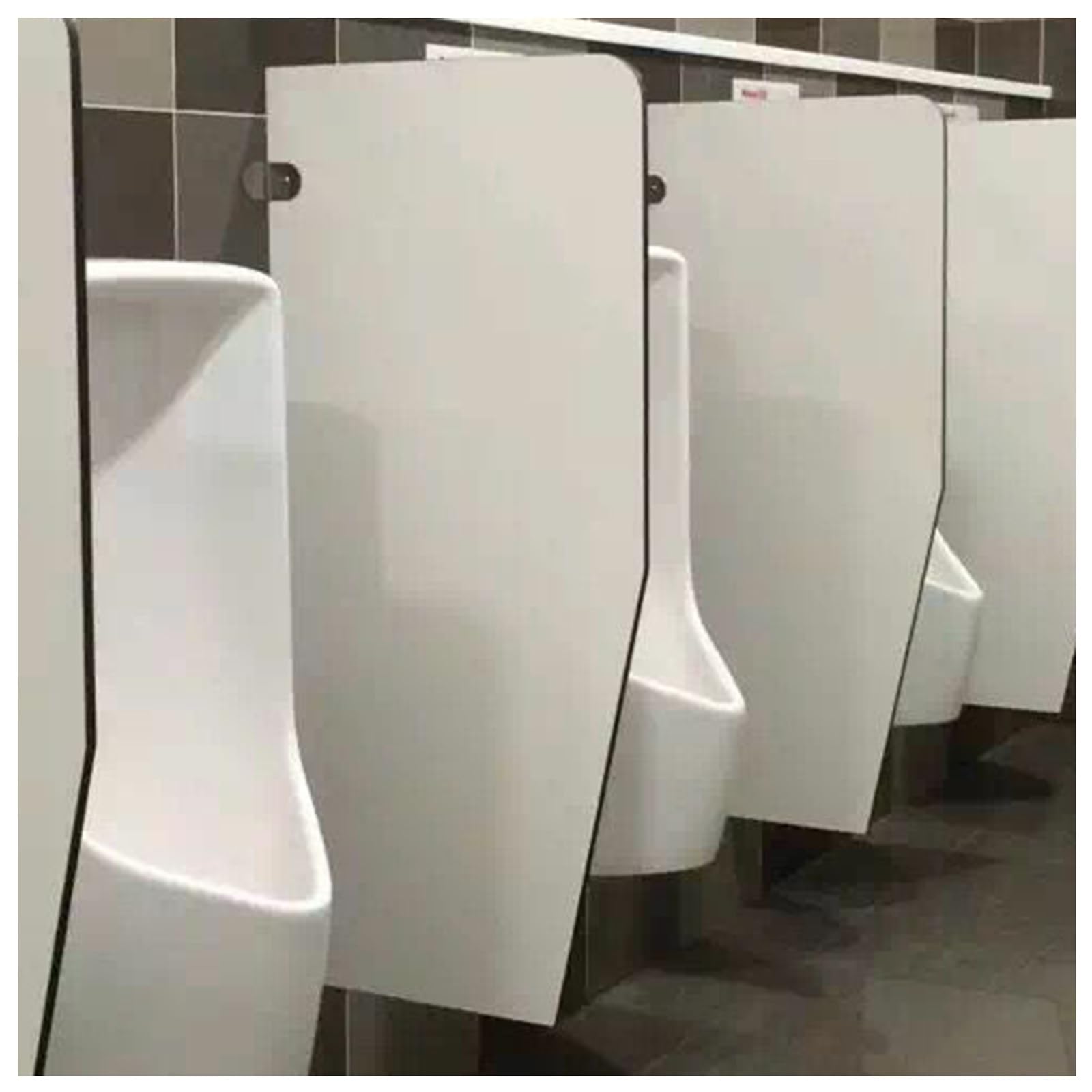 AYCDL Toilet Partition Squat Toilet Urinal Urinal Partition Health and Environmental Protection Toilet Partition Men's Bathroom Privacy Urinal Partition