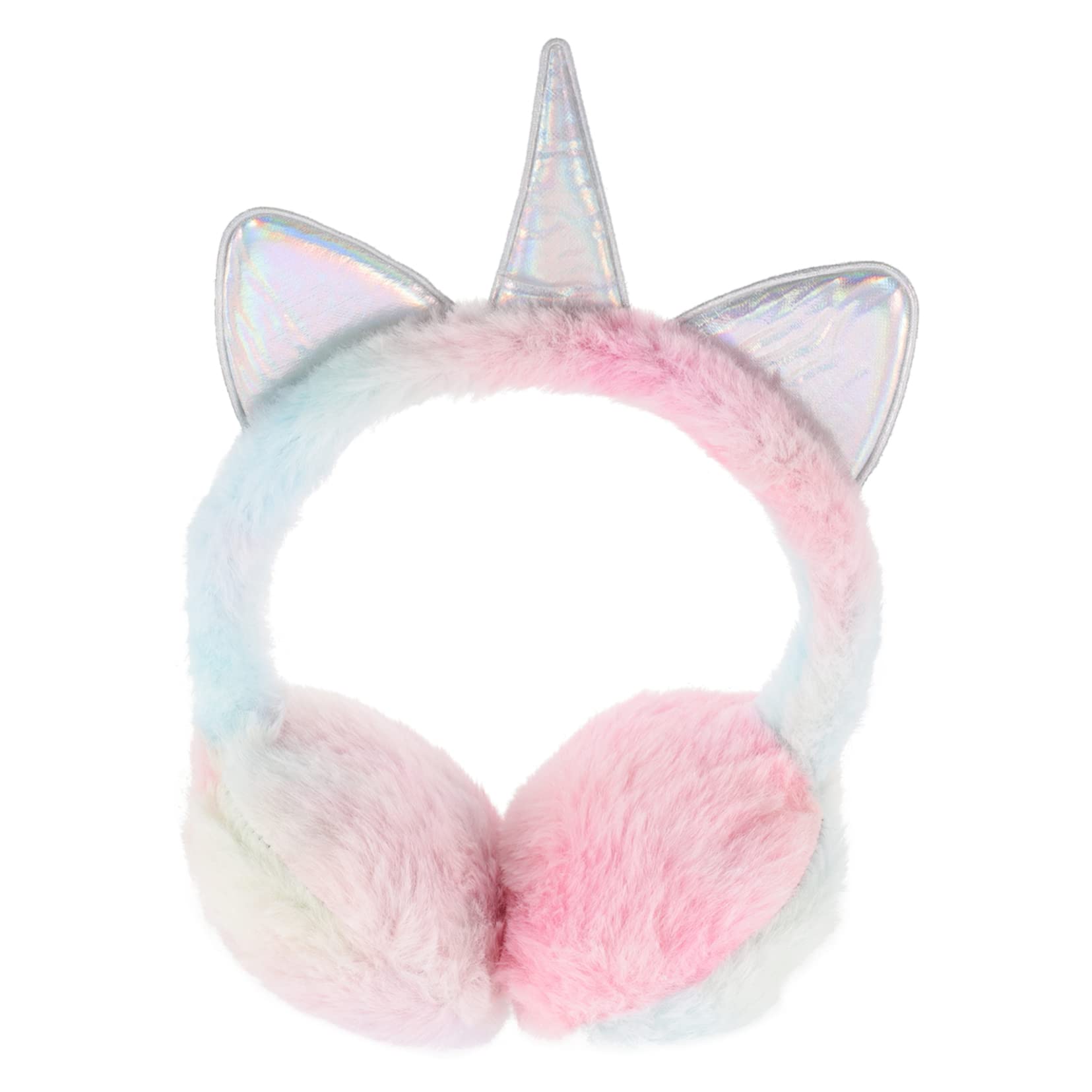 PACKOVE Lovely Unicorn Ear Muffs for Cozy Winter Ear Warmers with Glitter Design for Ear Protection Comfortable Stylish Ear Covers for Cold Weather Birthday Christmas