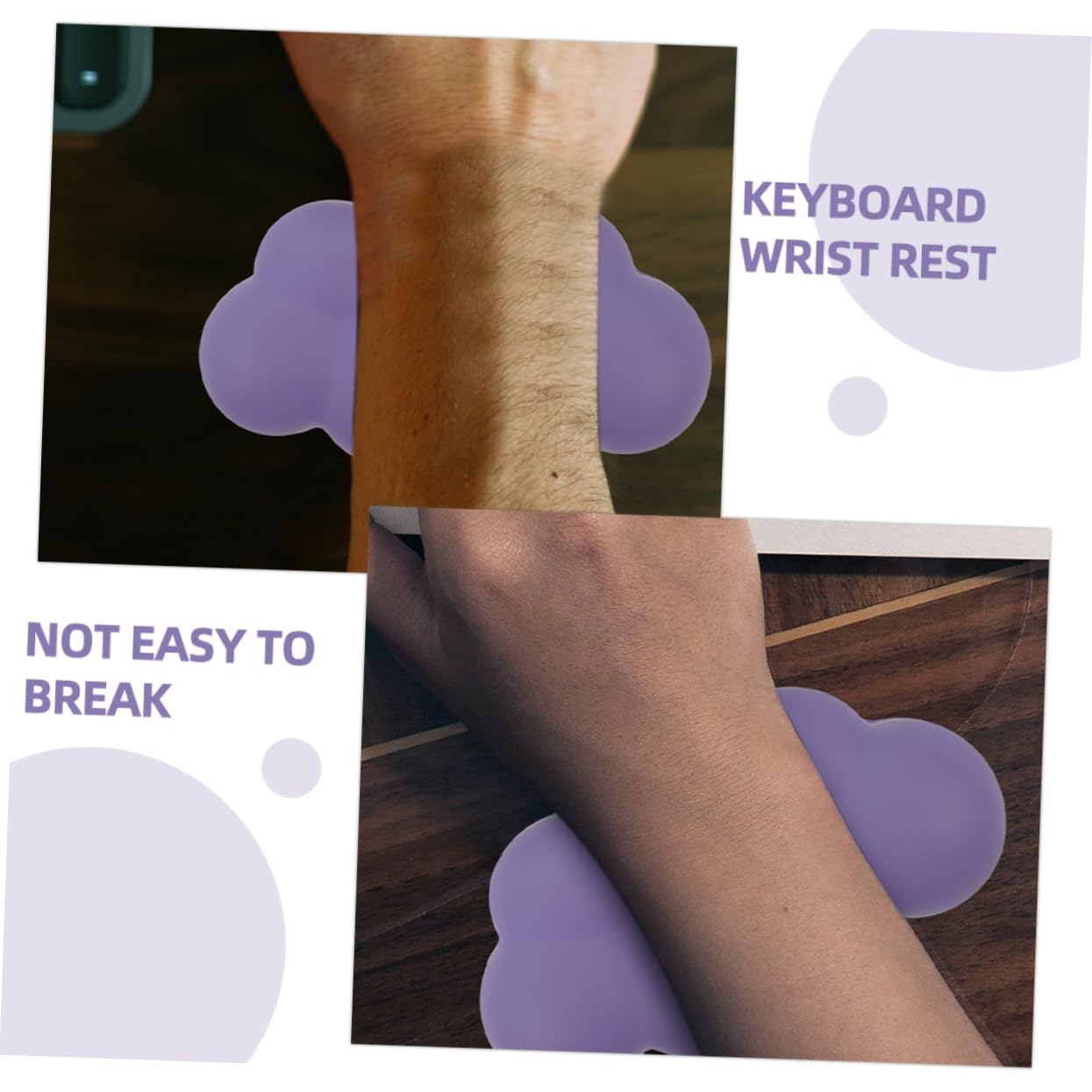 TEHAUX 10pièces Repose-poignet Ergonomique Mousse Douce Pour Clavier De Coussins De Pour Bureau Antidérapants Et Confortables Pour La Des Poignets Lors