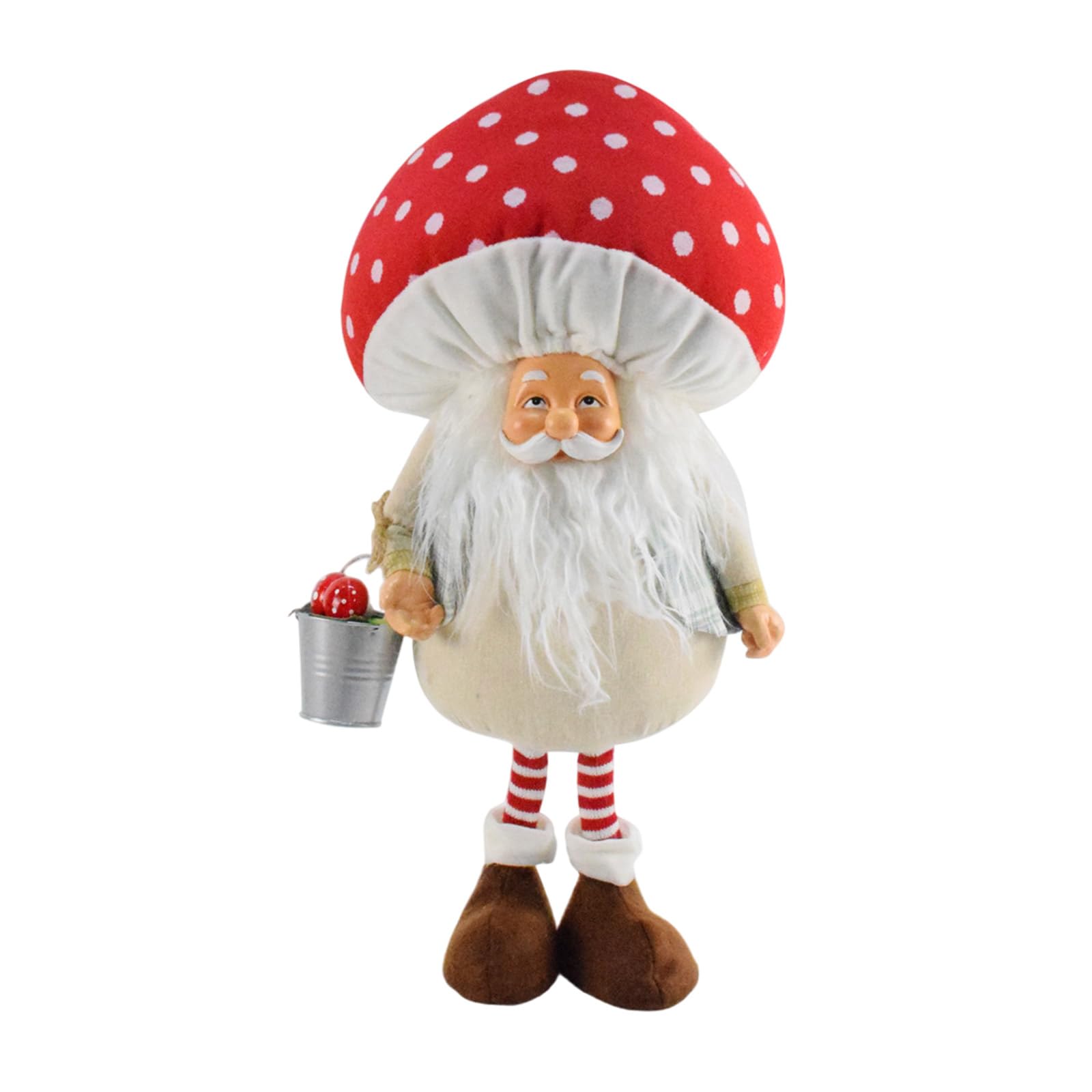 carotoe Seasonal Gnomes Dolls with Mushroom Hat Ornament Christmas Decoration for Home and Tabletop Decoration Gnomes Collectibles